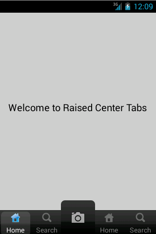Raised Center Tab
