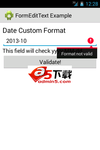Form EditText