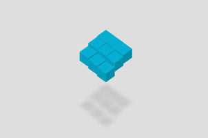 css3 3d立方体加载动画