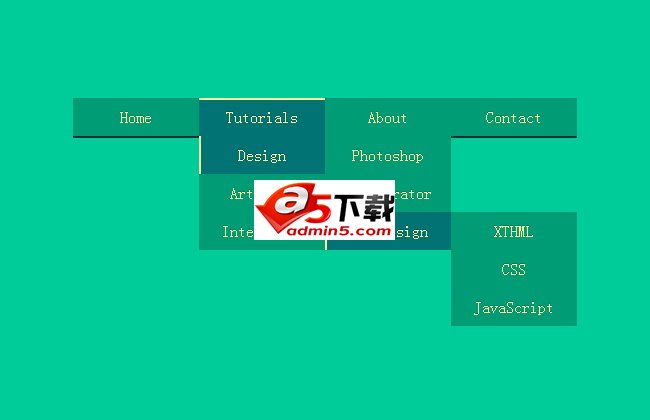 纯CSS3实现多级导航菜单