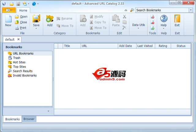 Advanced URL Catalog