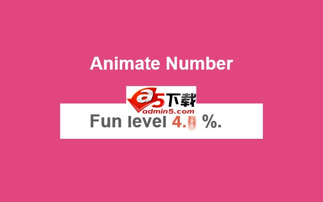 query数字跳动插件Animate Number