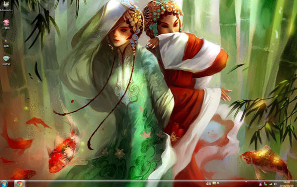 戏曲花旦小生