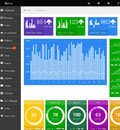 Metro风格仪表盘后台管理模板