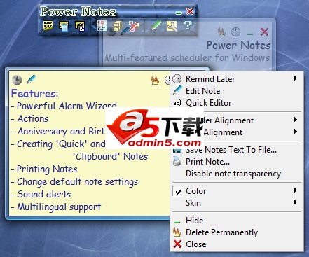 Power Notes