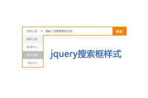 jQuery下拉美化搜索表单样式代码