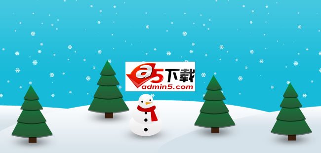  css3冬天雪花飘落动画特效