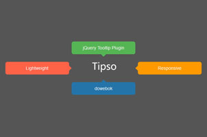 jQuery消息提示框插件Tipso
