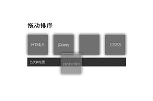 div拖动排序插件jquery.sortable