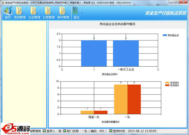 安全生产行政执法系统