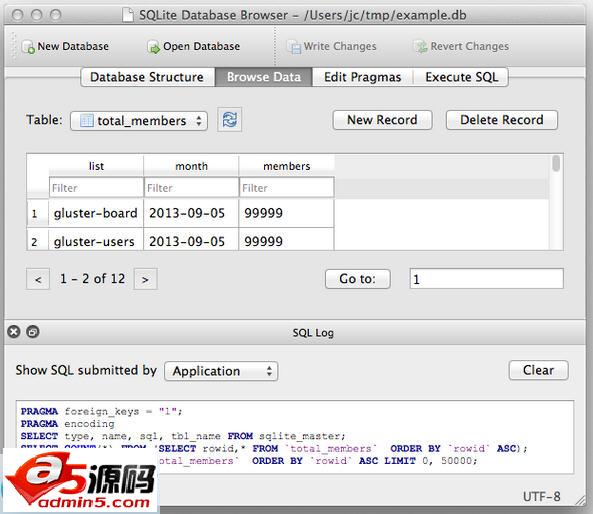 SQlite Database Browser for MAC