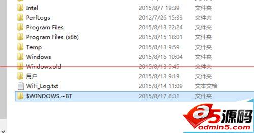 升级Win10无法找到安装文件$WINDOWS.~BT 错误代码0x80240020的解决办法