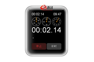 js模仿苹果iwatch外观的计时器代码