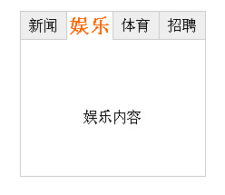 jquery实现标题字体变换的滑动门菜单效果