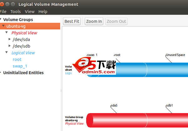 Ubuntu系统上使用LVM调整硬盘分区的教程