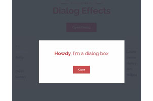 jquery支持回车键关闭的弹窗代码 Dialog Effects | Sandra