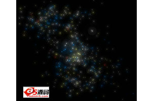 HTML5 Canvas宇宙星云动画特效