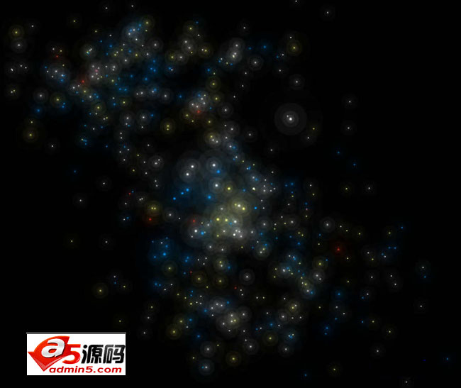 HTML5 Canvas宇宙星云动画特效