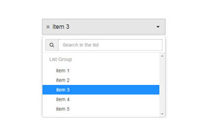 jquery select带筛选下拉框代码