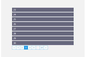 jQuery分页插件Pagination
