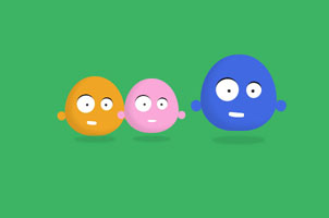 纯CSS3弹性卡通怪物动画特效