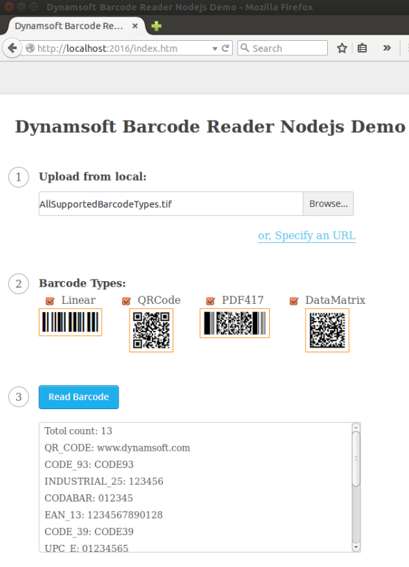 Node.js 条形码识别程序构建思路详解