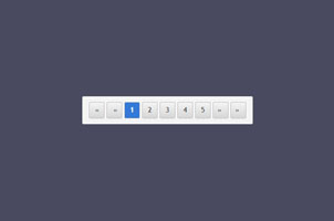 纯CSS3带过渡动画效果分页条代码