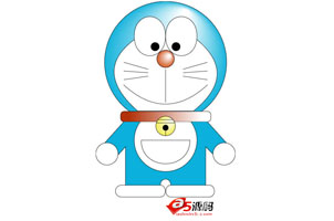HTML5 canvas哆啦A梦机器猫图形代码