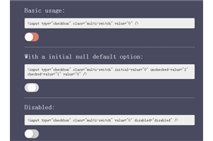 jQuery实现3种状态的IOS样式滑动按钮特效源码