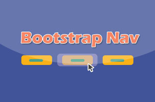 Bootstrap遮罩移动导航菜单代码