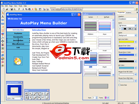 AutoPlay Menu Builder