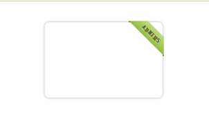 纯CSS3制作倾斜45度封页角特效