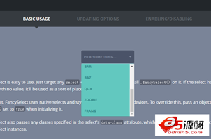 jquery下拉框选择select美化插件FancySelect.js