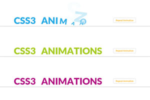 CSS3 Animation文字动画特效