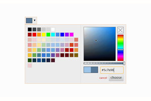 jQuery简单的网页颜色选择器插件