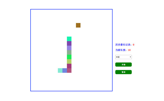 纯Table打造贪吃蛇小游戏源码