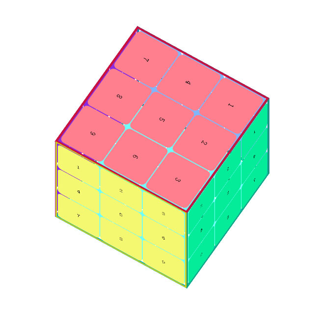 CSS3实现3D魔方翻转网页动画特效