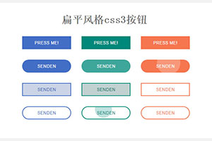 水波扩散CSS3动画按钮代码