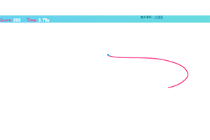 HTML5 canvas线条生存躲避游戏
