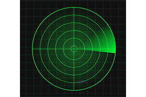CSS3雷达扫描动态图