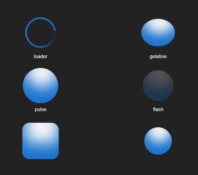 CSS3 transform图标加载代码