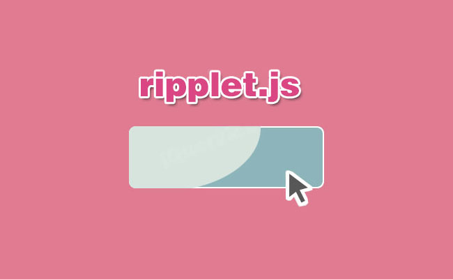 ripplet.js点击波插件