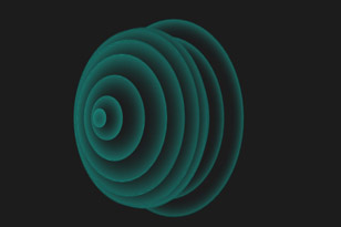 纯CSS3弹性圆形波纹动画特效