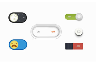 创意CSS3开关切换按钮代码