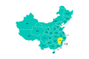 SVG中国地图各省份jQuery特效