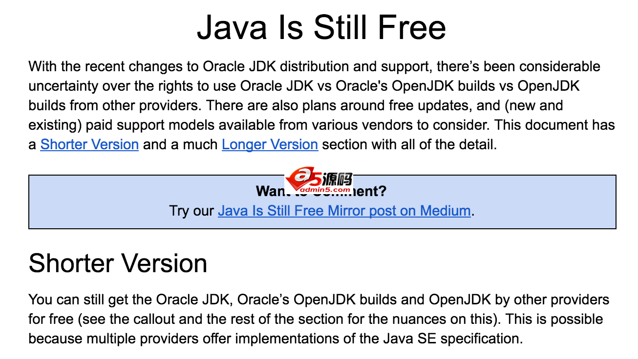 Java 社区领袖联合发文：别慌，Java 仍然是免费的！