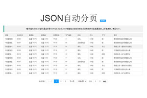 Layui框架表格数据自动分页插件