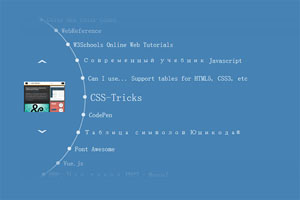 js+css3曲线循环菜单切换代码