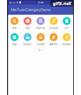 Android实现美团、饿了么首页分页导航菜单功能源码
