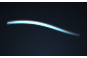 纯CSS3一条波浪光线动画特效